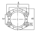 Priruby SAE 3000PSI SAE SPLIT FLANGE 3000PSI